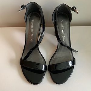 Stuart Weitzman Patent leather strap sandal 5.5